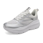 Damen sportive Laufschuhe mit atmungsaktivem Mesh-Obermaterial und flexibler Sohle