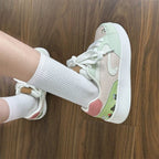 Damen Sneaker mit floralem Design und innovativer Polsterung R&B