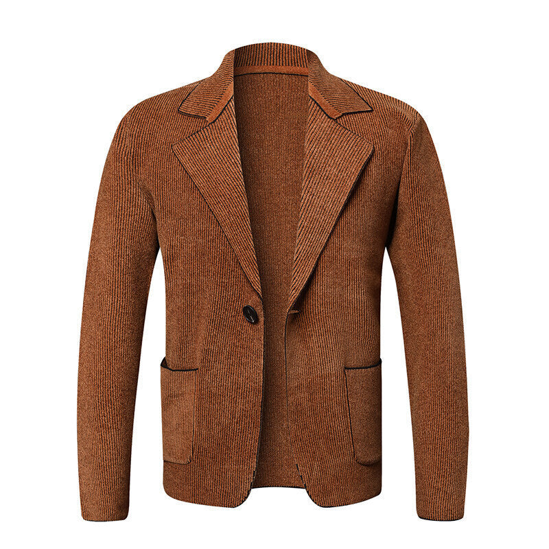 Herren elegante Blazerjacke mit zeitlosem Design und praktischen Taschen R&B