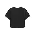 Damen Crop-T-Shirt mit fröhlichem Kirschmotiv R&B