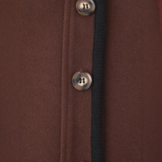 Damen elegante Blazerjacke aus hochwertigem Material mit Knopfverschluss R&B