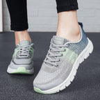Damen Sportliche Sneakers mit atmungsaktiver Mesh-Oberfläche und stoßdämpfender Sohle R&B