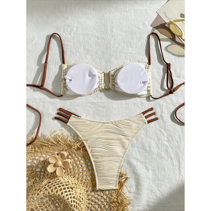 Damen Push-Up-Bikini mit Raffungen R&B