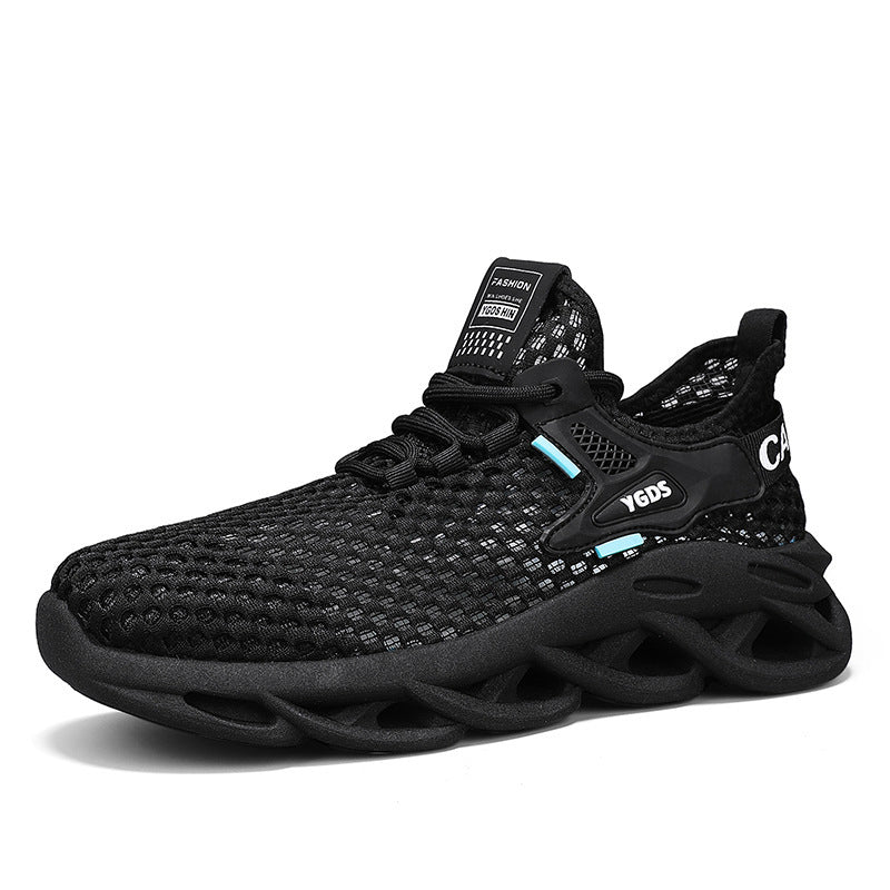 Damen Sportliche Sneakers mit atmungsaktiver Mesh-Oberfläche und flexibler Sohle R&B