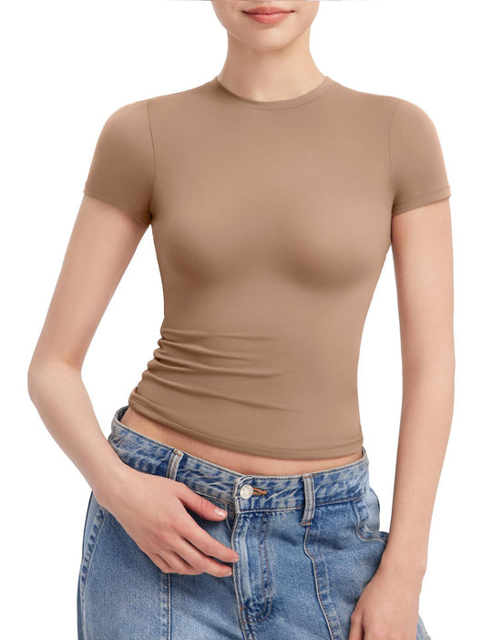 Damen Figurbetontes T-Shirt R&B