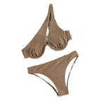 Damen Einteiliges Bademoden-Set mit asymmetrischem Trägerdesign R&B