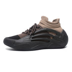 Damen Sportliche High-Performance Sneakers mit elastischem Strickoberteil und rutschfester Sohle R&B