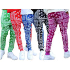 Herren Cargo-Jogginghose im extravaganten Paisley-Muster R&B