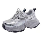 Damen Sportliche Lauf Sneakers mit atmungsaktivem Mesh und modischer Sohle R&B