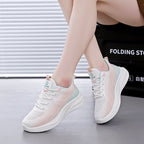 Damen sportliche Sneakers mit atmungsaktivem Obermaterial und komfortabler Dämpfung R&B