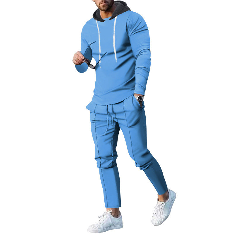 Herren Sportliches Hoodie-Set mit stylischen Jogginghosen R&B