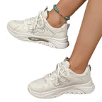 Damen Sportliche Sneakers mit atmungsaktivem Obermaterial und rutschfester Sohle R&B