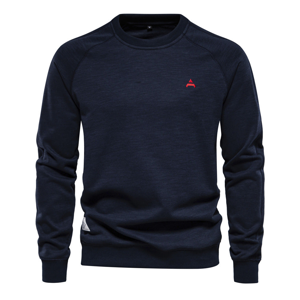 Herren Sweatshirt mit Raglanärmeln und hochwertiger Baumwolloberfläche R&B