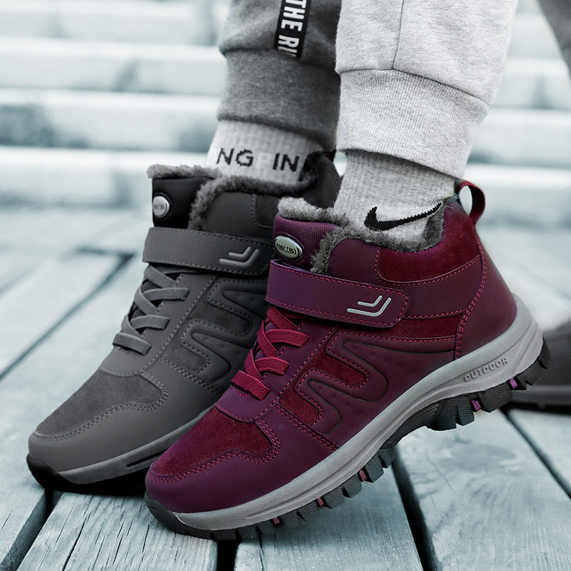 Damen Winterliche Trekkingstiefel mit rutschfester Sohle und isolierendem Futter R&B