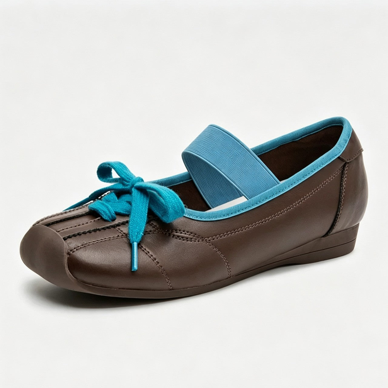 Damen sportliche Sneakers mit verstellbarem Riemen R&B