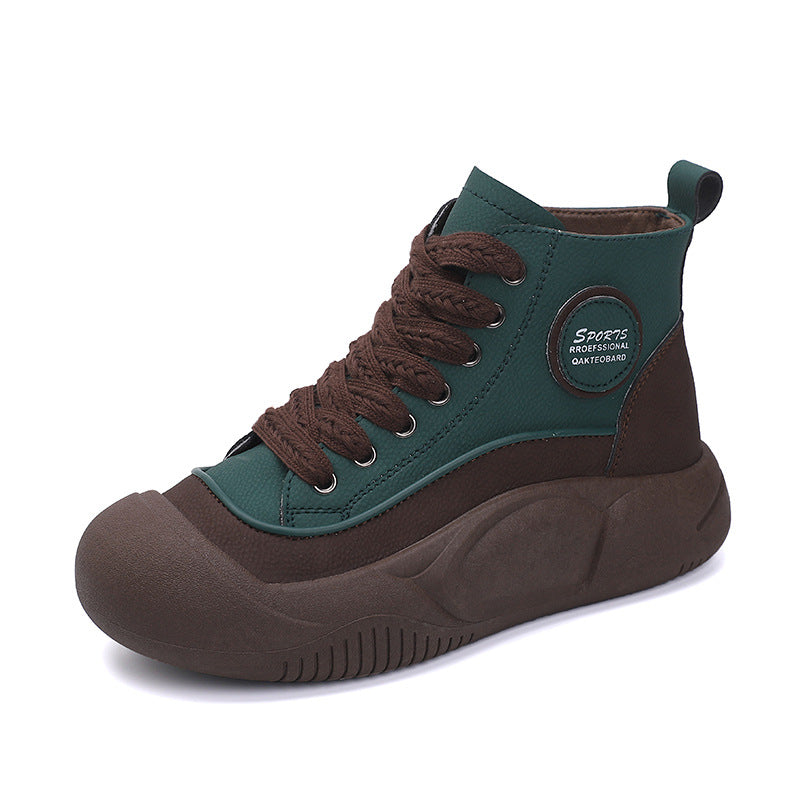 Damen Modische High-Top Sneaker mit rutschfester Sohle und hohem Komfort R&B