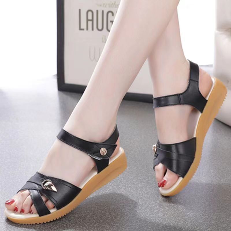 Damen Komfortable Sandalen mit dämpfendem Fußbett und modischem Riemendesign