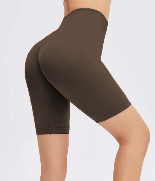 Damen Hochgeschnittene Sport-Bermudas mit Formgebung R&B