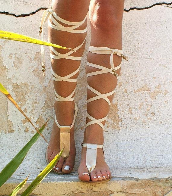 Damen Gladiator Sandalen R&B