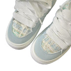 Damen modische Sneakers mit einzigartiger Textur und komfortabler Sohle