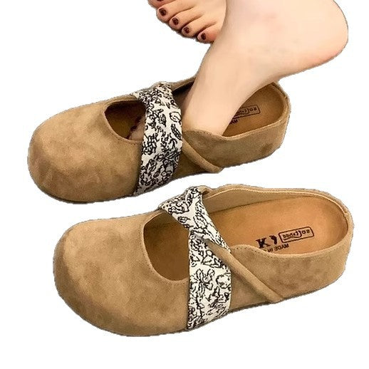Damen Komfortable Clogs mit modischem Riemendesign R&B
