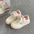Damen Modischer Sneaker mit verspieltem Karomuster R&B