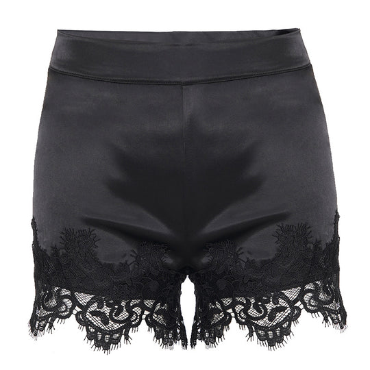 Damen Shorts mit eleganter Spitzenverzierung R&B