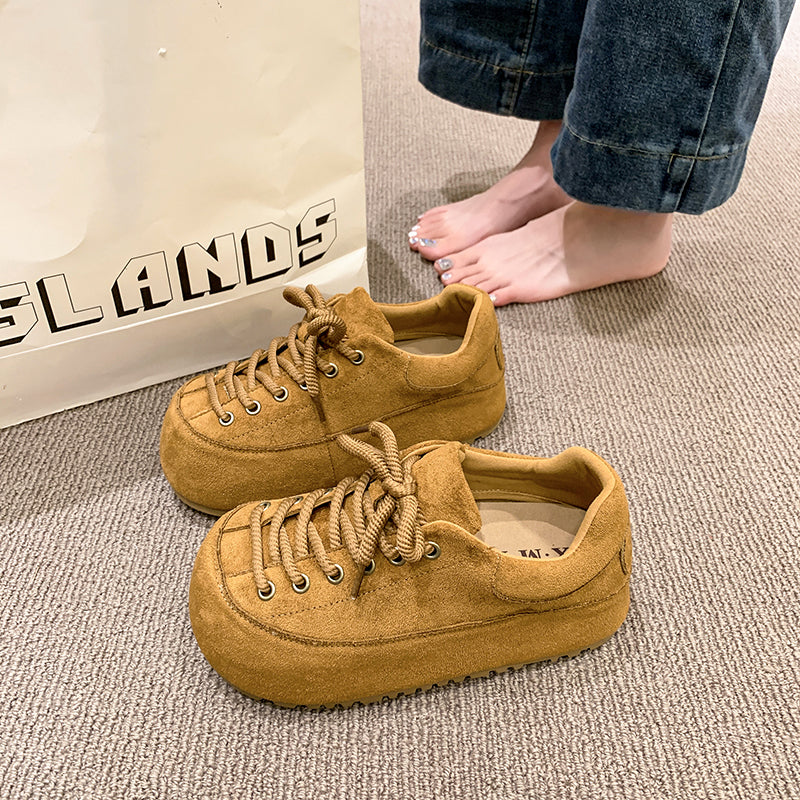 Damen Komfortable Sneaker aus weichem Wildleder R&B