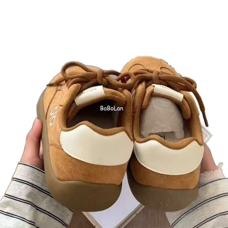 Damen Freizeit-Sneaker mit weichem Obermaterial und bequemer Dämpfung R&B