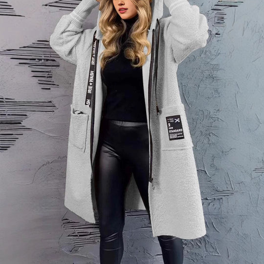 Damen Kuschelige Teddyjacke mit praktischen Taschen R&B