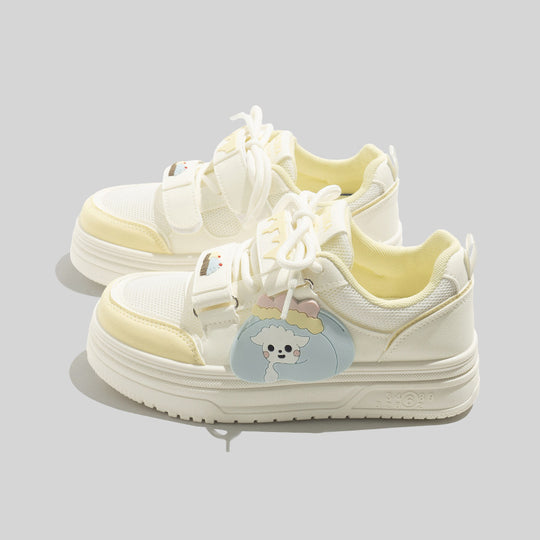 Damen Sneakers mit niedlichem Tiermotiv und ergonomischem Design R&B