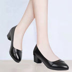 Damen Elegante Pumps mit komfortablem Blockabsatz und modischen Details R&B