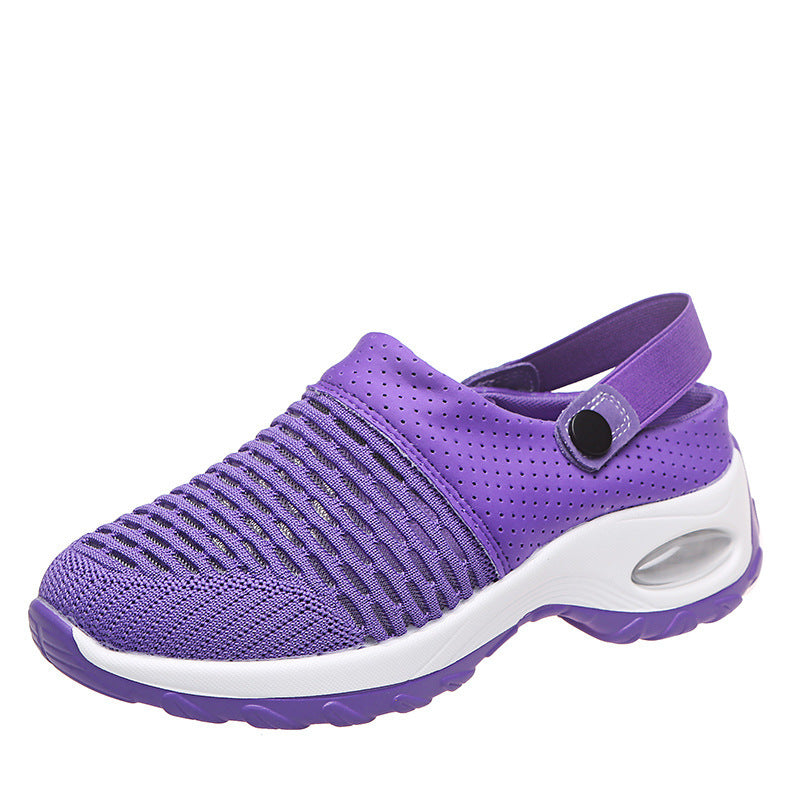 Damen bequeme Mesh-Sneaker mit ergonomischem Fußbett R&B
