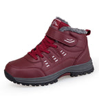 Damen Winterfest und isolierte Wanderboots mit Klettverschluss R&B
