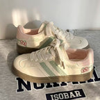 Damen Sneaker mit floralen Applikationen und elastischen Schnürsenkeln R&B