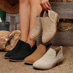 Damen Modische Stiefeletten mit luftigen Cut-Outs R&B