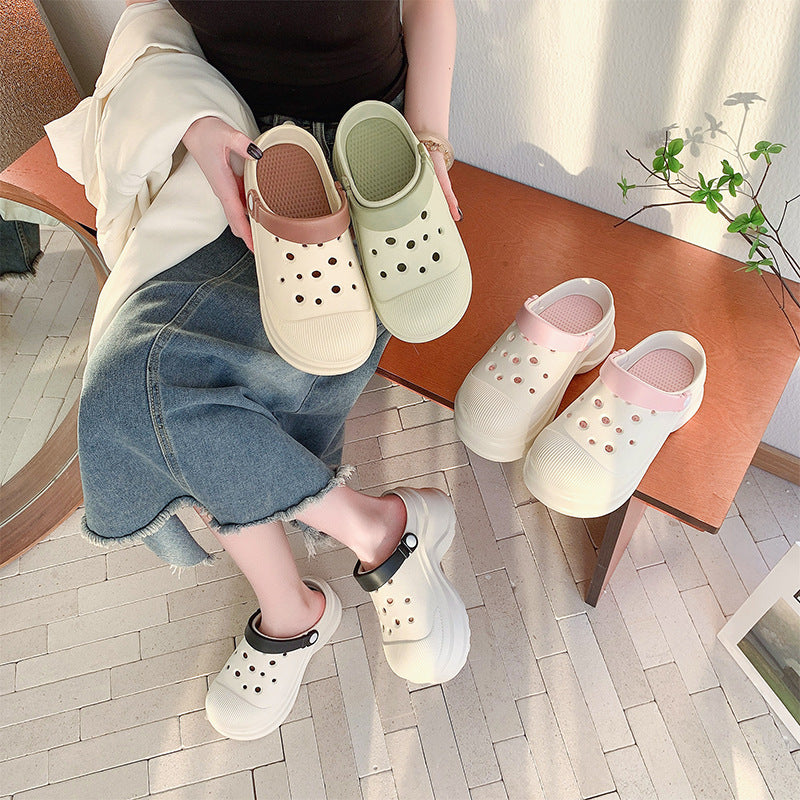 Damen modische Wasserclogs mit rutschfestem Design und verstellbarem Riemen R&B