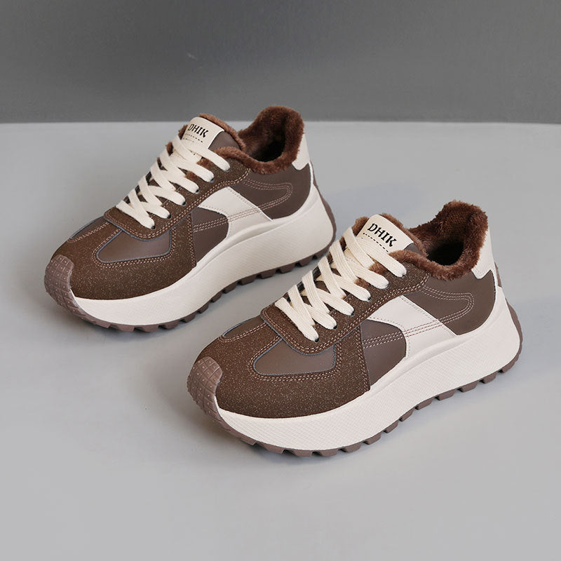 Damen Komfortable Sneakers mit warmem Innenfutter R&B