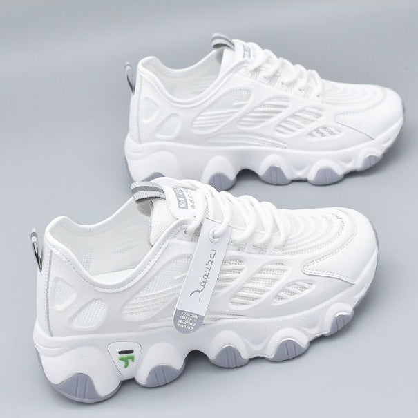Damen Leichte Sport Sneakers mit atmungsaktiver Mesh-Oberfläche und dämpfender Sohle