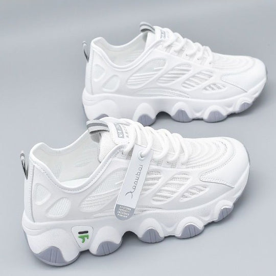 Damen Leichte Sport Sneakers mit atmungsaktiver Mesh-Oberfläche und dämpfender Sohle R&B