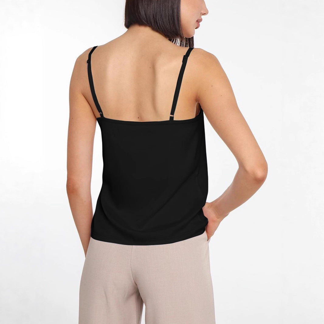 Damen Tanktop mit elegantem Schnitt und modernem Schriftzug R&B