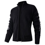 Herren gesteppte Freizeitjacke mit hohem Kragen und modernem Innenfutter R&B