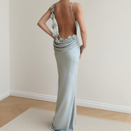 Damen Elegantes und figurbetontes Abendkleid mit schmalen Trägern R&B