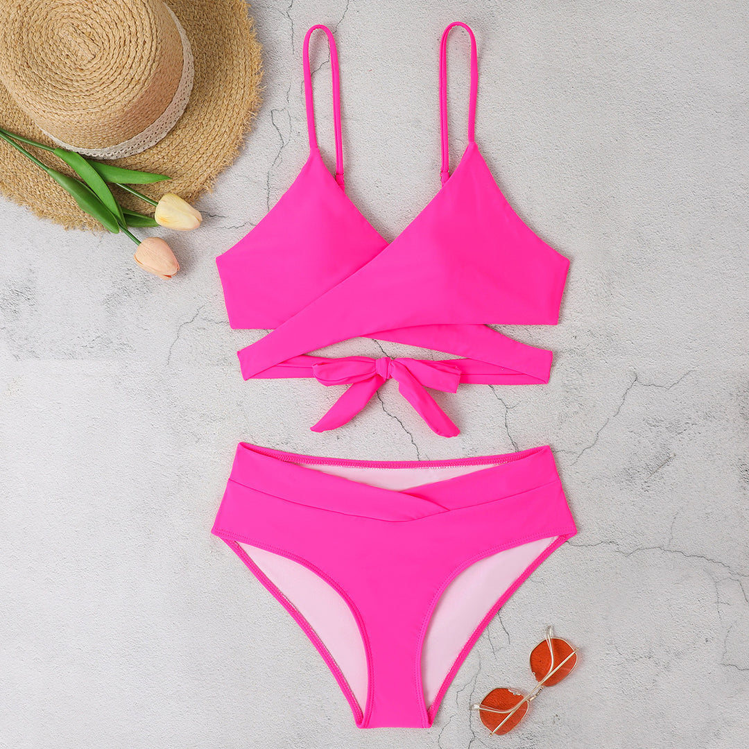 Damen Triangel-Bikini mit modischen Akzenten R&B