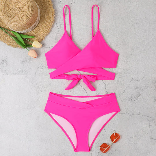 Damen Triangel-Bikini mit modischen Akzenten R&B