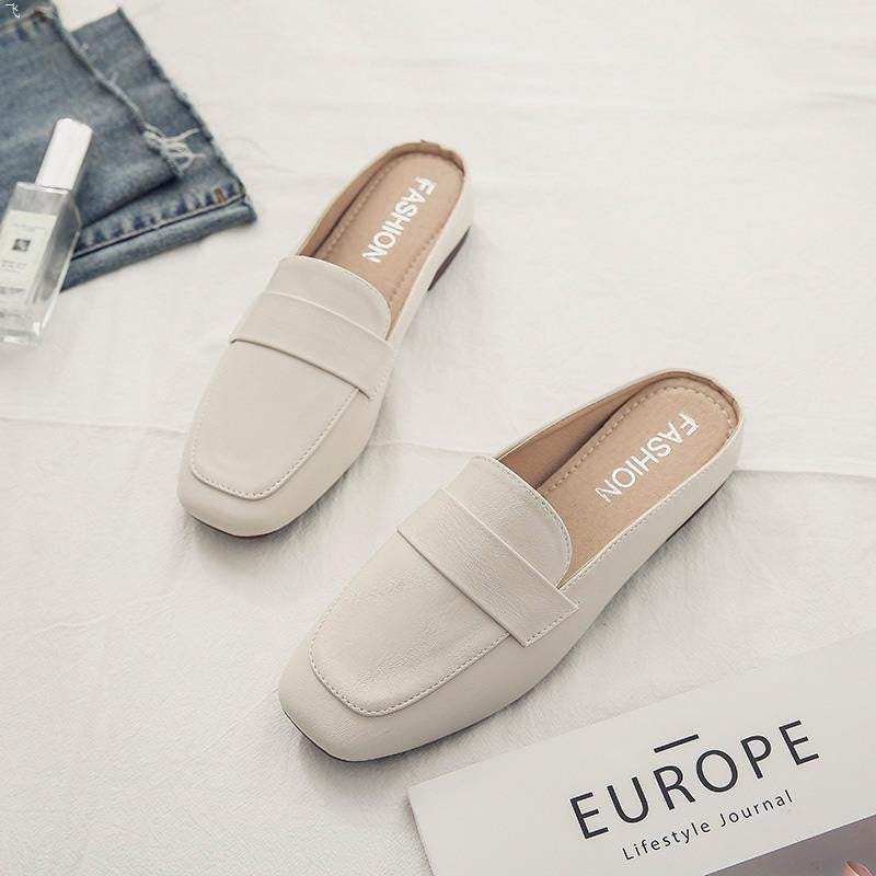 Damen elegante Slipper mit modischem Ledermuster R&B