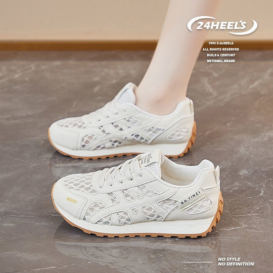 Damen Sportliche Sneakers mit atmungsaktiver Netzoberfläche und komfortabler Dämpfung R&B