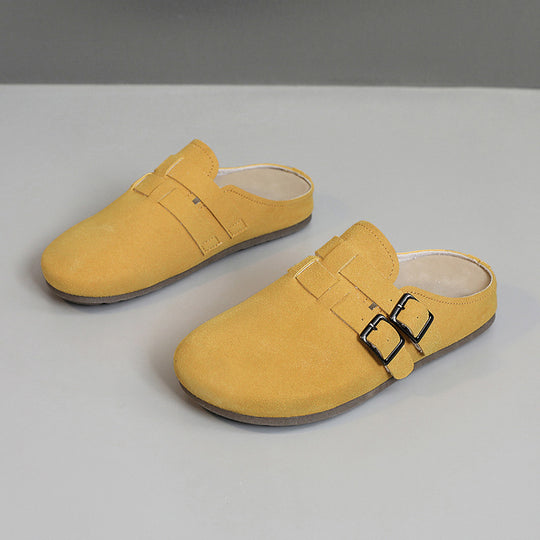 Damen komfortable Clogs mit doppeltem Schnallen-Design R&B