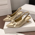 Damen Slingback Pumps mit eleganter Schleifenverzierung R&B