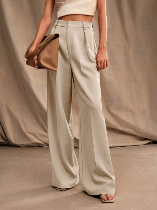 Damen weite Stoffhose R&B